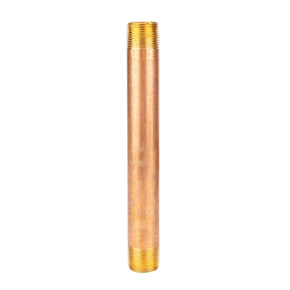 PIPE DECOR 3/4 in. x 10 in. red brass pipe