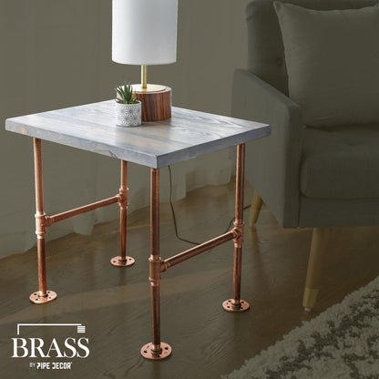 PIPE DECOR 3/4 in. x 10 in. red brass pipe, view 9