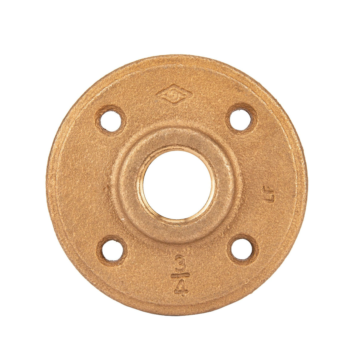 PIPE DECOR 3/4 in. red brass floor flange pipe fitting