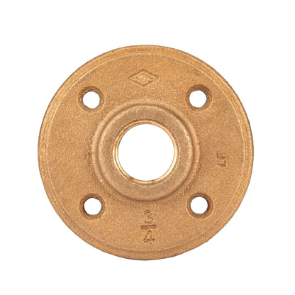 PIPE DECOR 3/4 in. red brass floor flange pipe fitting