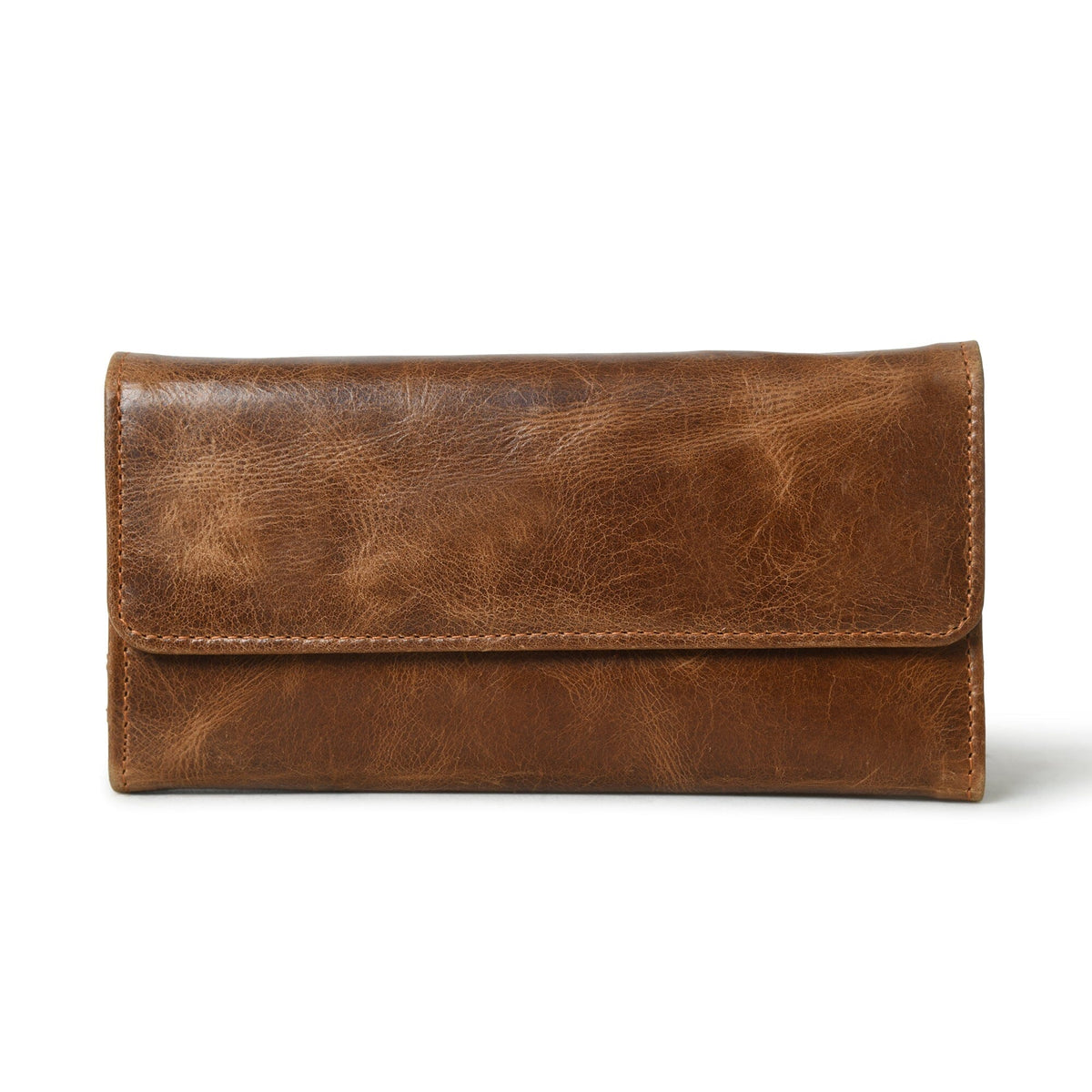 Ellison Women's Wallet- Tan Brown by Classy Leather Bags
