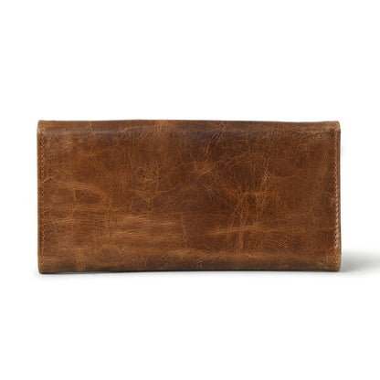 Ellison Women's Wallet- Tan Brown by Classy Leather Bags