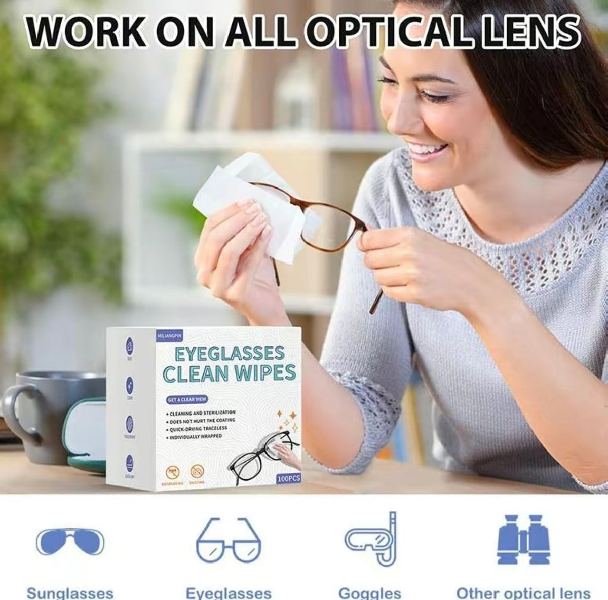 LensClean Wipes by V.I.P Digital Presence