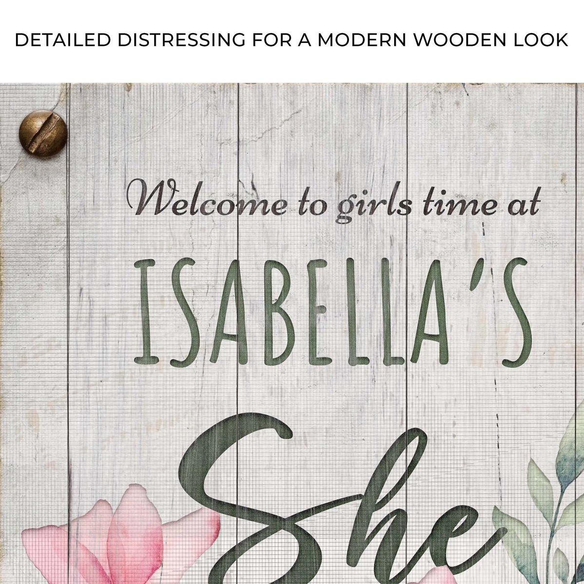 She Shed Sign IV by Tailored Canvases