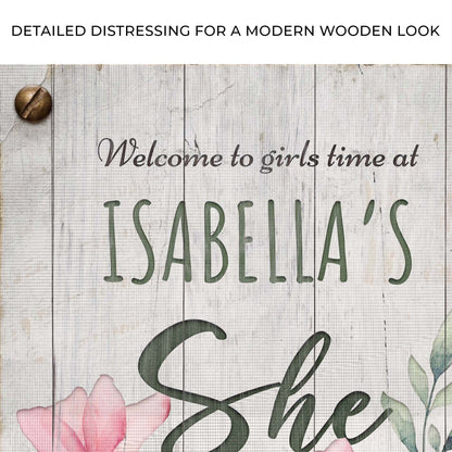 She Shed Sign IV by Tailored Canvases