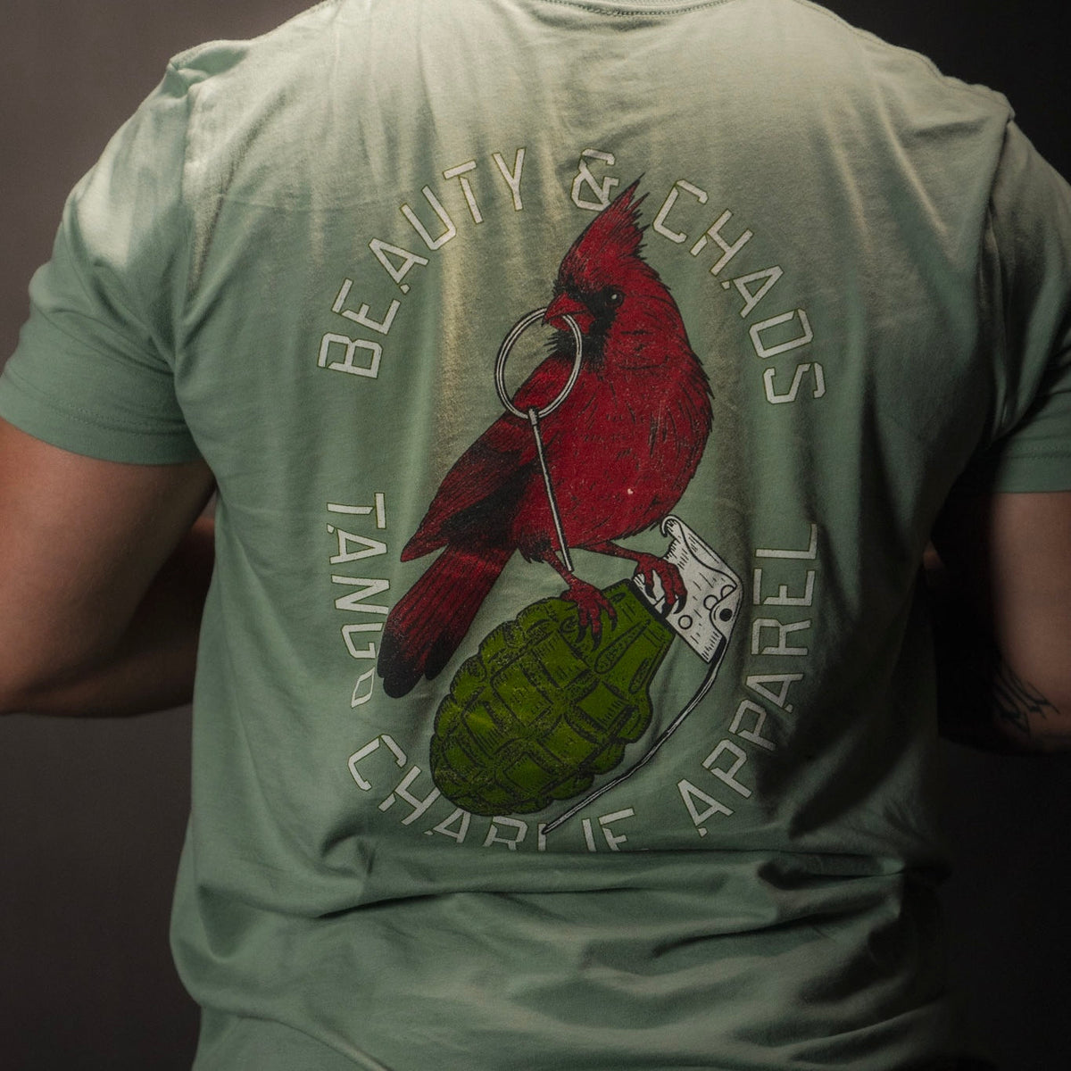 "Beauty and Chaos 2.0"- Tee by Tango Charlie Apparel