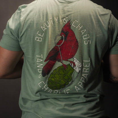 "Beauty and Chaos 2.0"- Tee by Tango Charlie Apparel