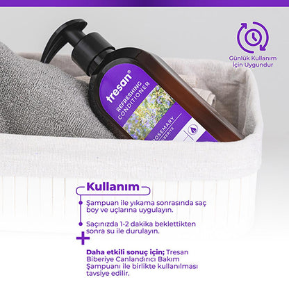 Tresan Sulfate-Free Rosemary Hair Conditioner for Nourished Hair - 300ml by Beauty Care Bag
