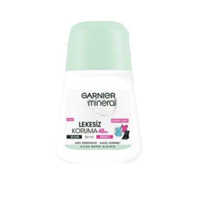 Garnier Mineral Stain Protection Roll-On Deodorant - 48-Hour Odor & Wetness Defense, Alcohol-Free, Gentle for Sensitive Skin by Beauty Care Bag