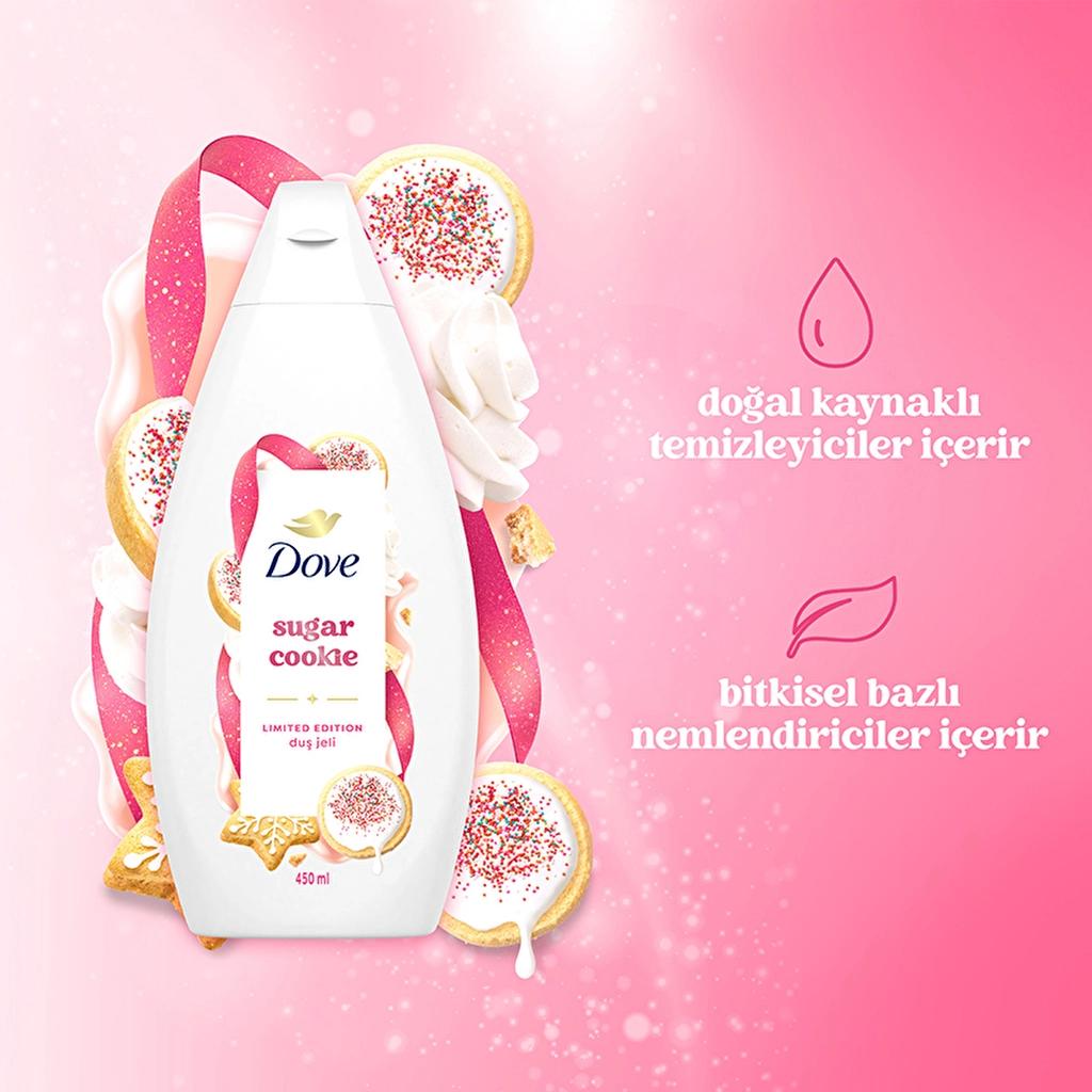 Dove Sugar Cookie Body Wash for Soft Skin 450 ml by Beauty Care Bag