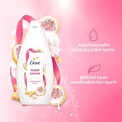 Dove Sugar Cookie Body Wash for Soft Skin 450 ml by Beauty Care Bag