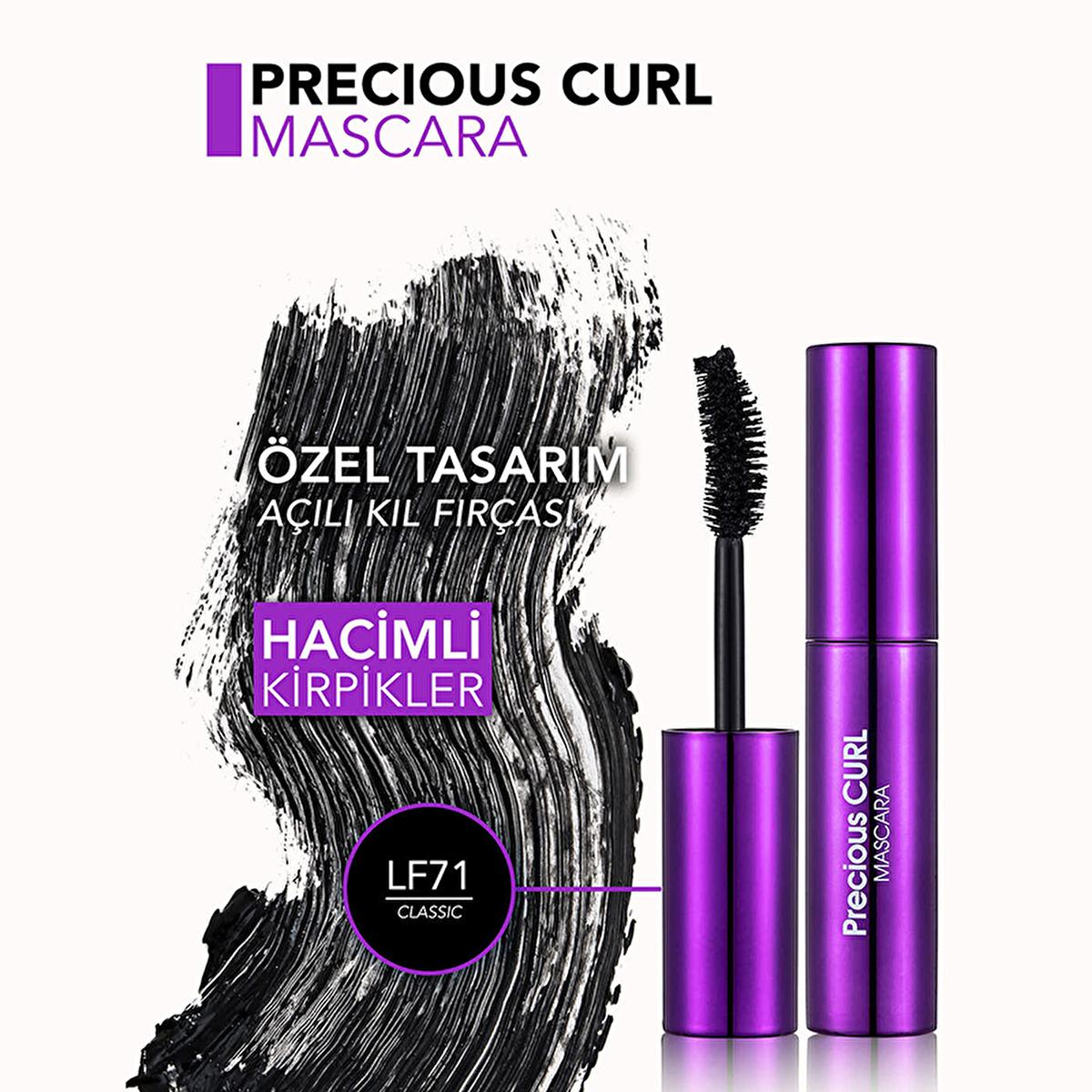 Flormar Precious Curl volumizing mascara with argan oil