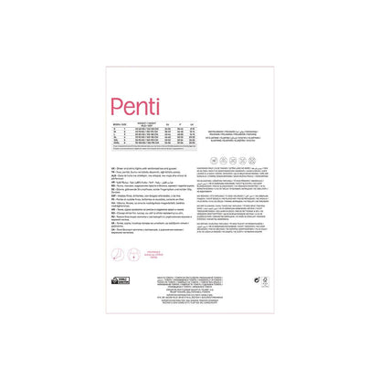 Penti Fit 15 Reddish Black Pantyhose Sheer Tights Size 2 by Beauty Care Bag