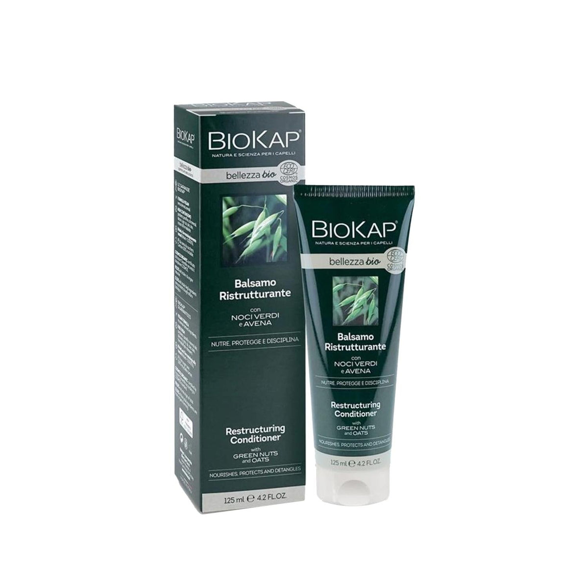 Biokap Biokap Bellezze Bio Restructuring Hair Cream 125ml - Repairs Damaged Hair, Natural Ingredients, Conditioning Properties by Beauty Care Bag
