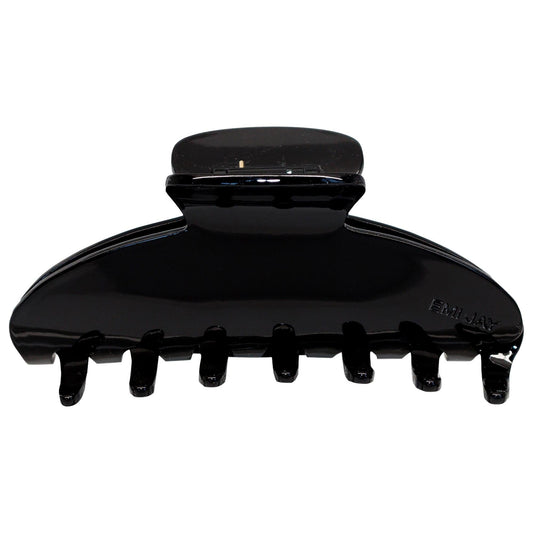 Emi Jay Big Effing Clip Hair Claw - Noir: Secure Hold for Thick, Curly Hair - Biodegradable, Large Hair Styling Accessory by Beauty Care Bag