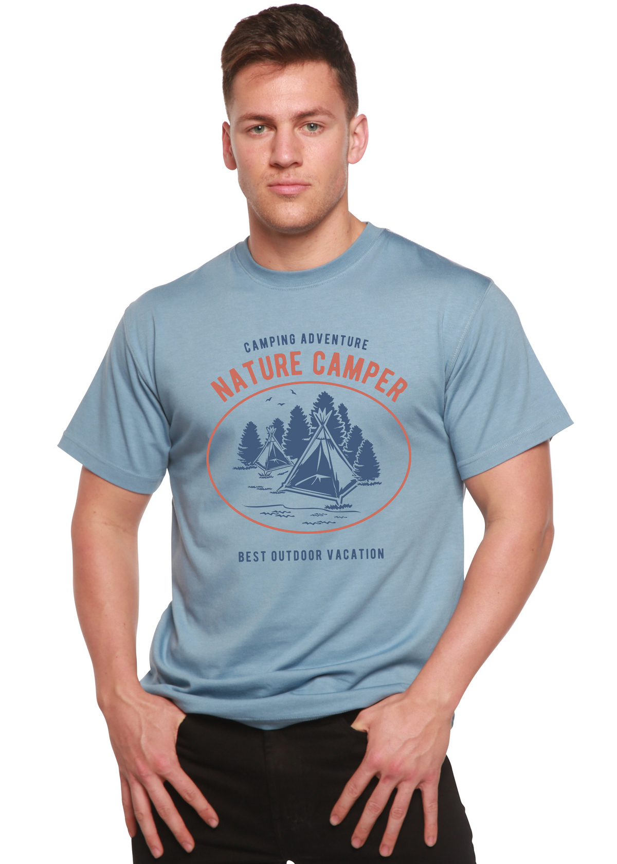 Nature Camper men's bamboo graphic T-shirt – view 6