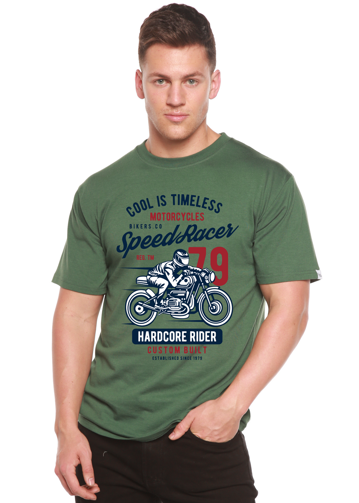 Speed Racer men's bamboo graphic T-shirt – view 6