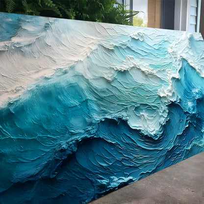 Blue Ocean Coastal Wall Art II by Tailored Canvases