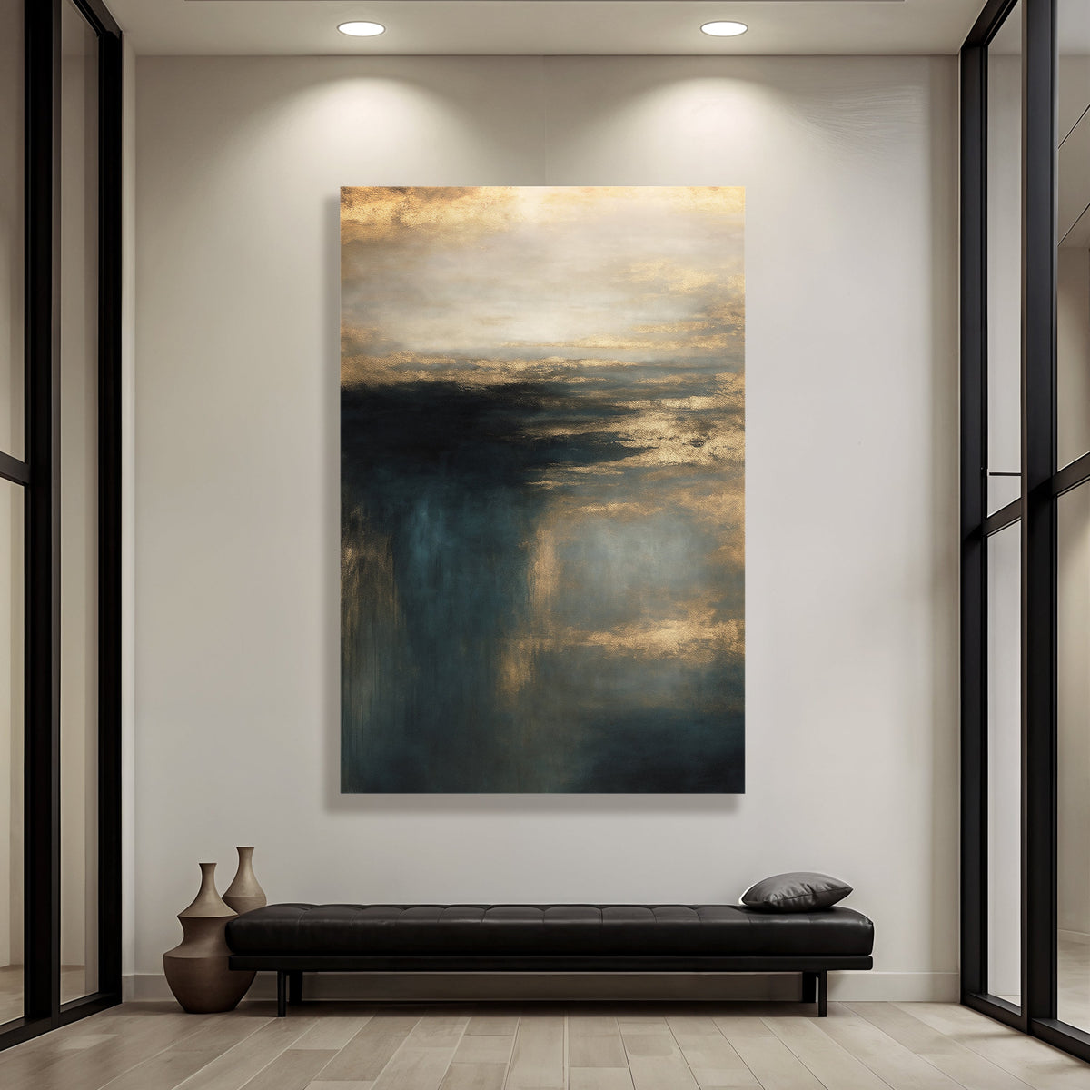 Cloudscape Glimmer Wall Art by Tailored Canvases
