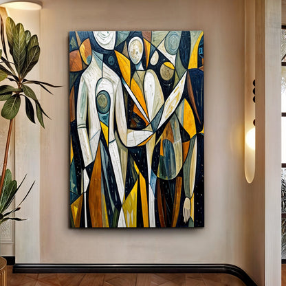 Abstract Human Connection Wall Art by Tailored Canvases