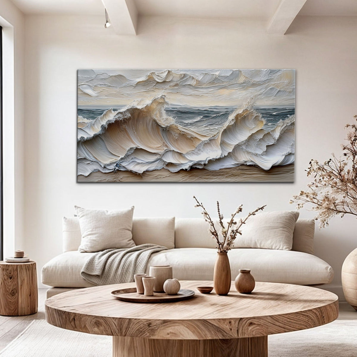 Ocean Waves Wall Art by Tailored Canvases