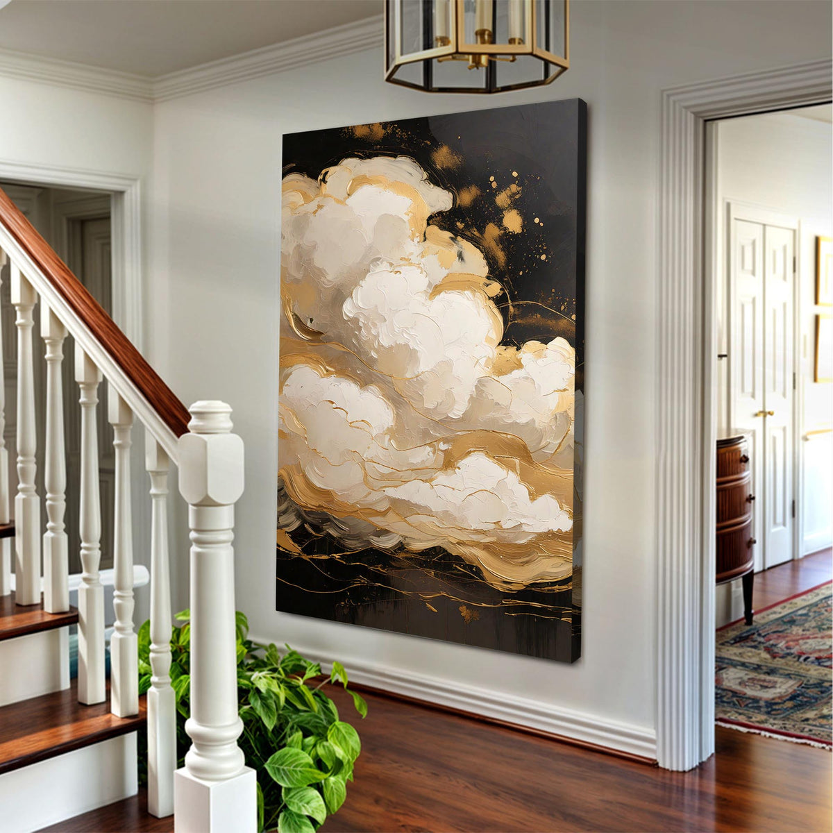Auric Cloud Abstract Wall Art by Tailored Canvases