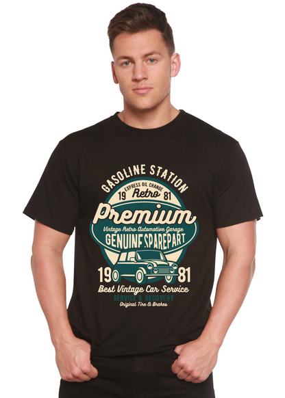 Premium Garage men's short sleeve graphic T-shirt in bamboo viscose and organic cotton