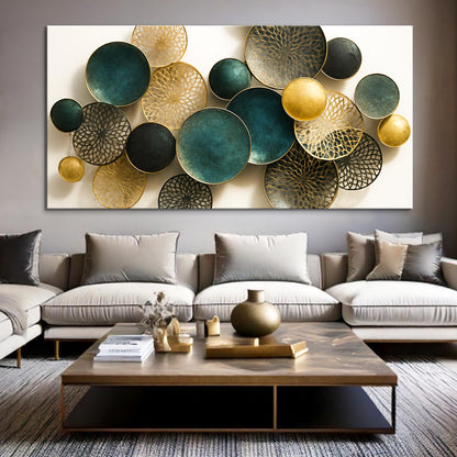 Lotus Leaf Abstract Wall Art VIII by Tailored Canvases