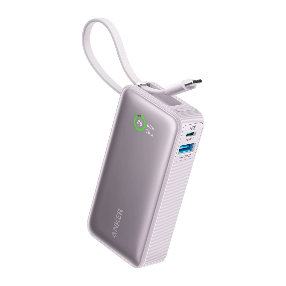 Anker Nano Power Bank (30W, Built-In USB-C Cable) by Anker