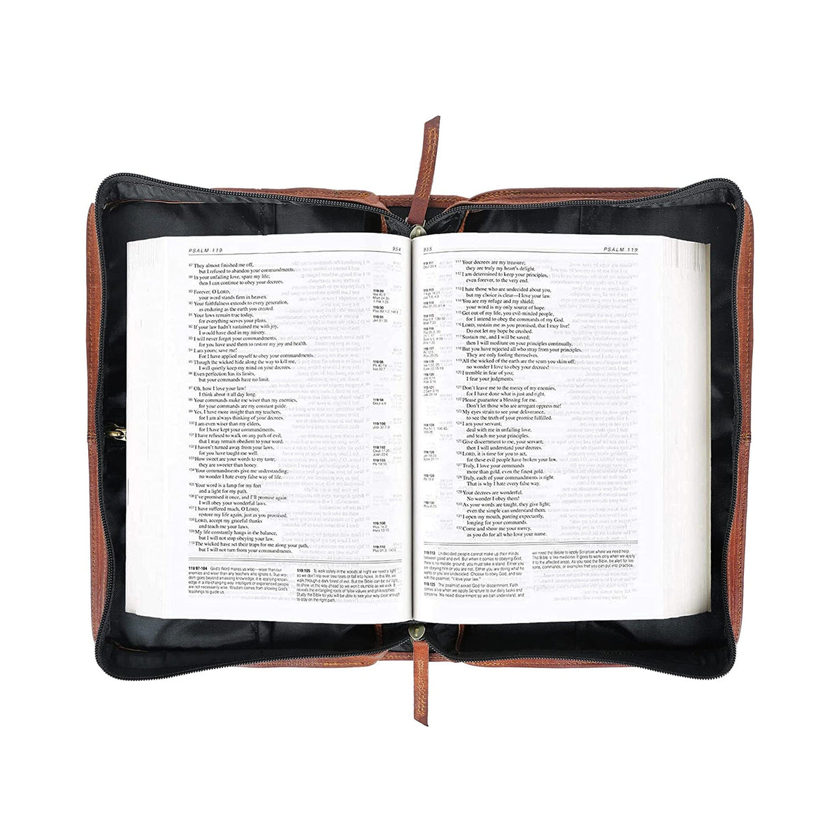 Leather Book Cover by Classy Leather Bags