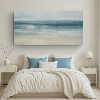 Waterscape Abstract Wall Art IX by Tailored Canvases