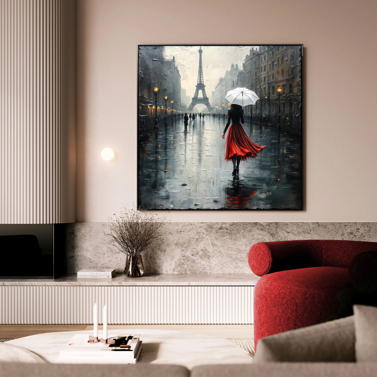 Paris Stroll Painting Wall Art by Tailored Canvases