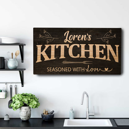 Your Kitchen Sign by Tailored Canvases