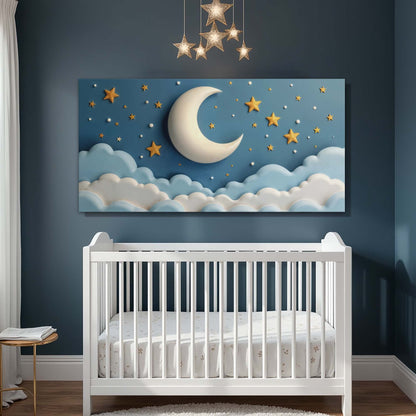 Celestial Serenade Wall Art by Tailored Canvases