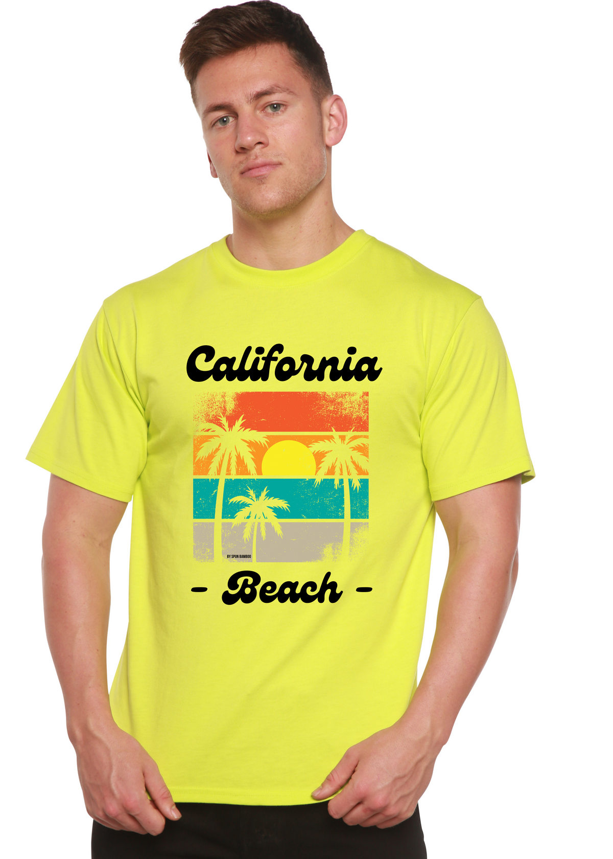 California Beach unisex bamboo graphic T-shirt – view 8