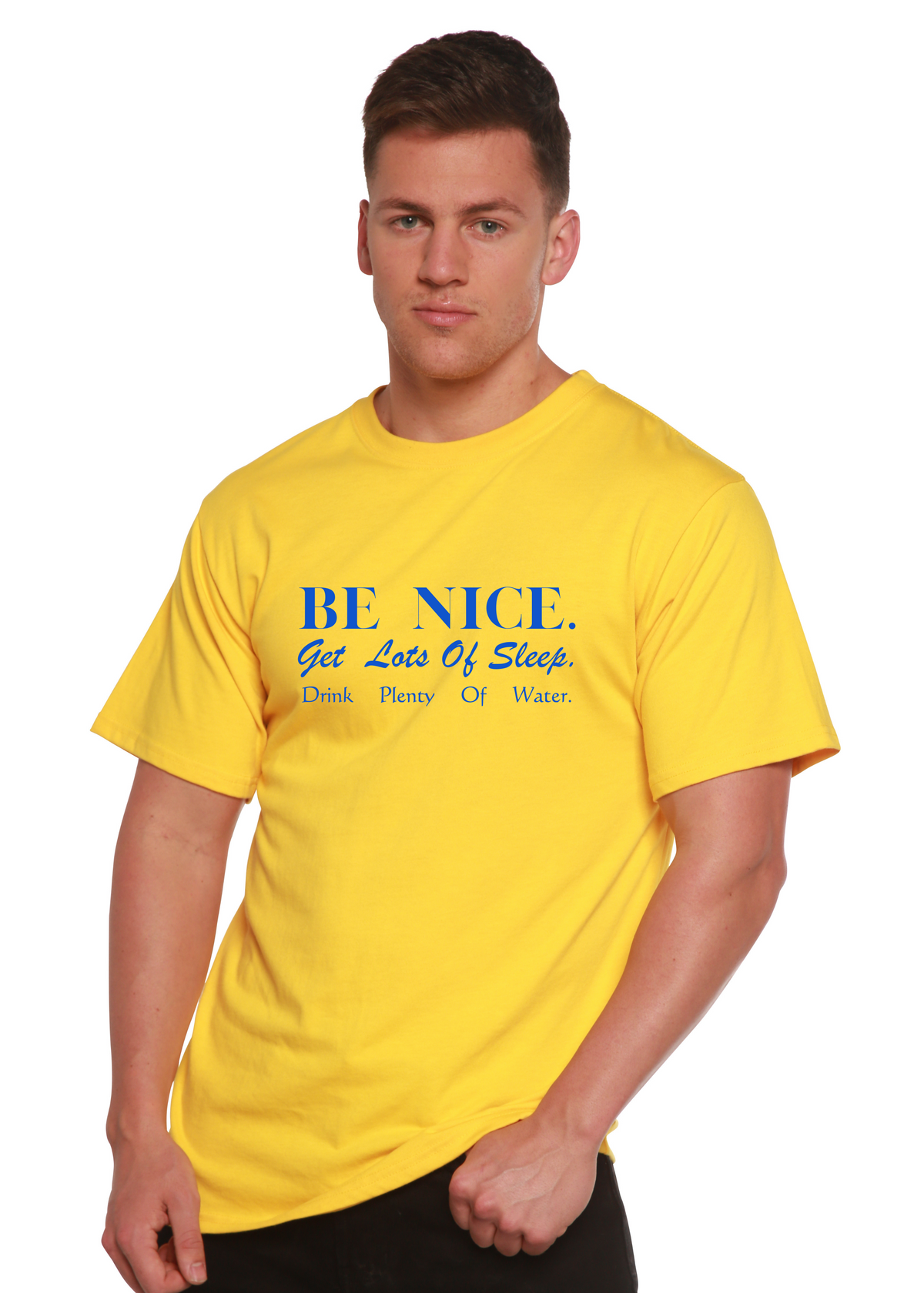 Be Nice men's bamboo graphic T-shirt – view 5