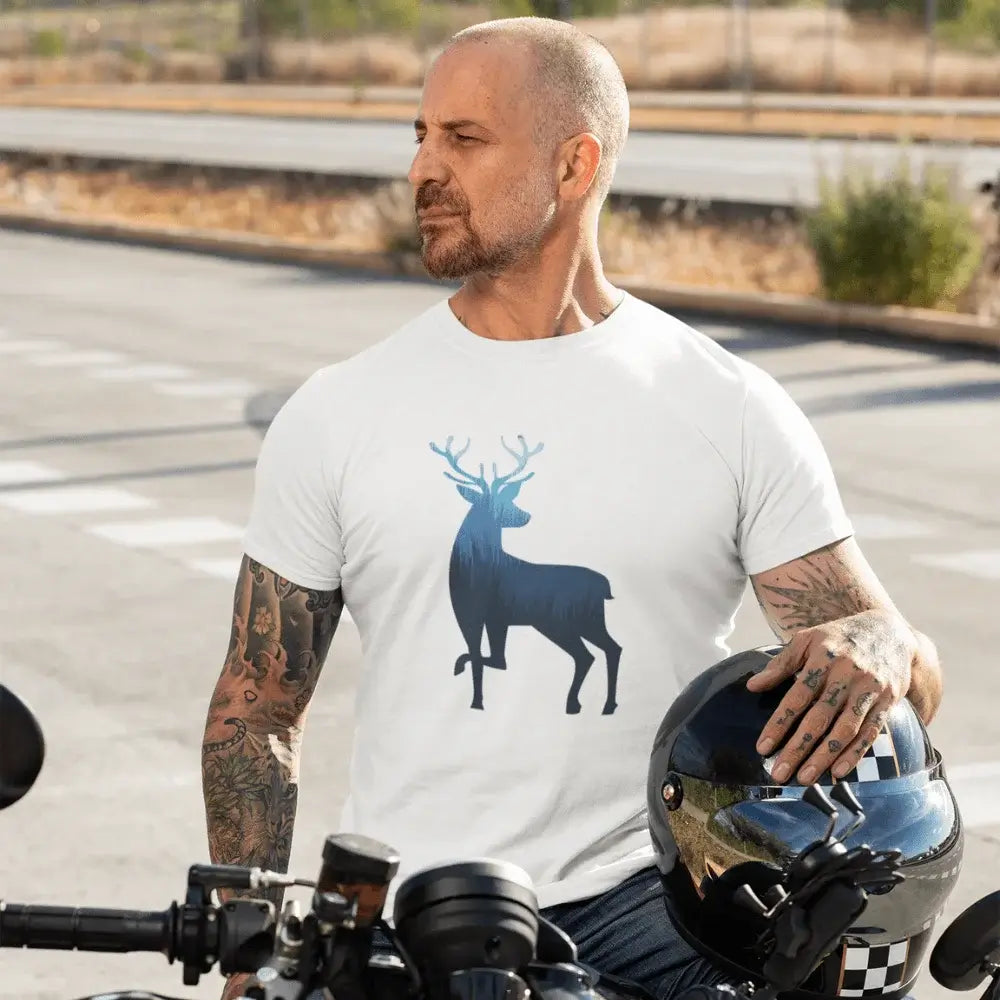 Deer Color 2 Man T-Shirt by Outdoorzees