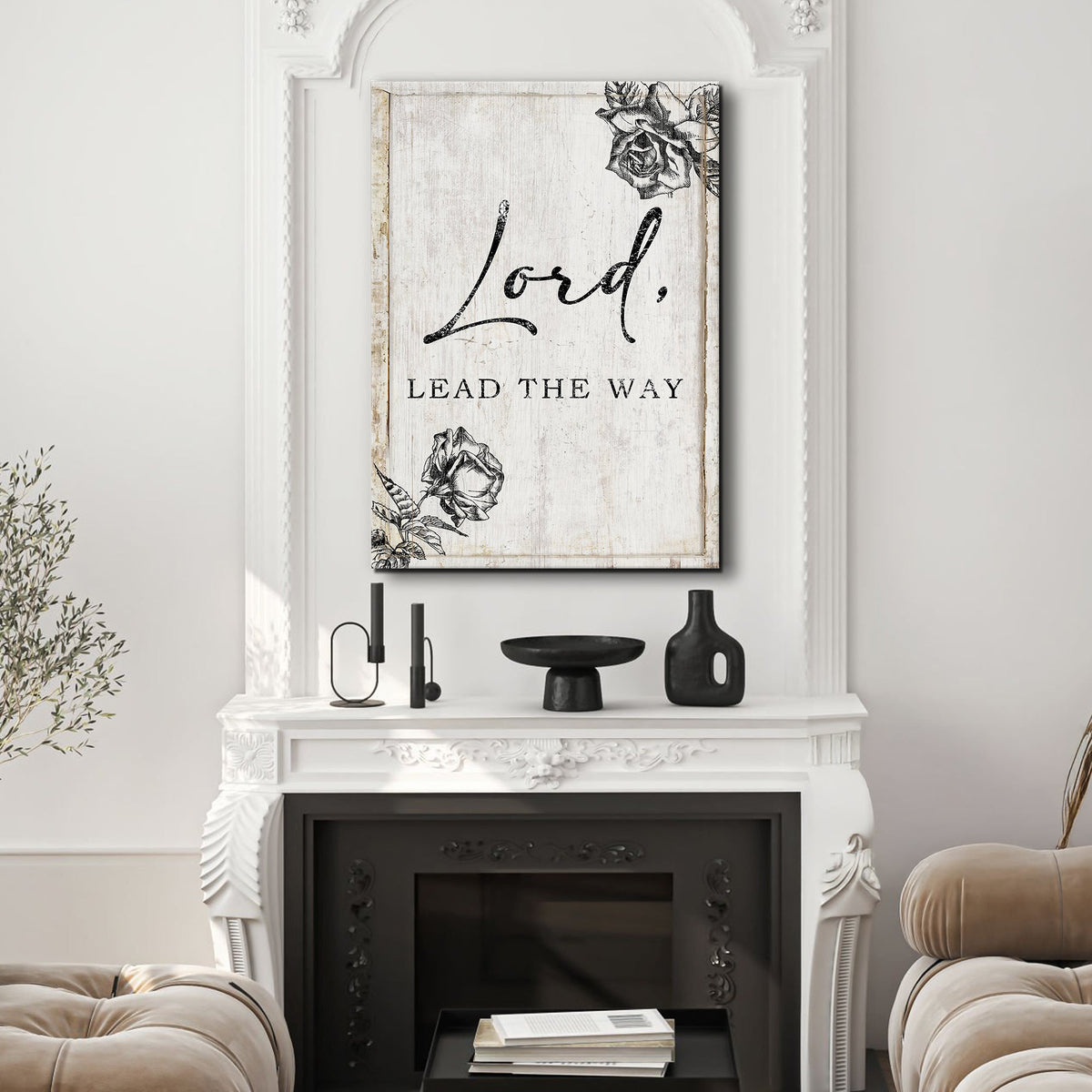 Lord Lead The Way Faith Sign by Tailored Canvases