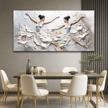 Modern Ethereal Dancers Wall Art by Tailored Canvases
