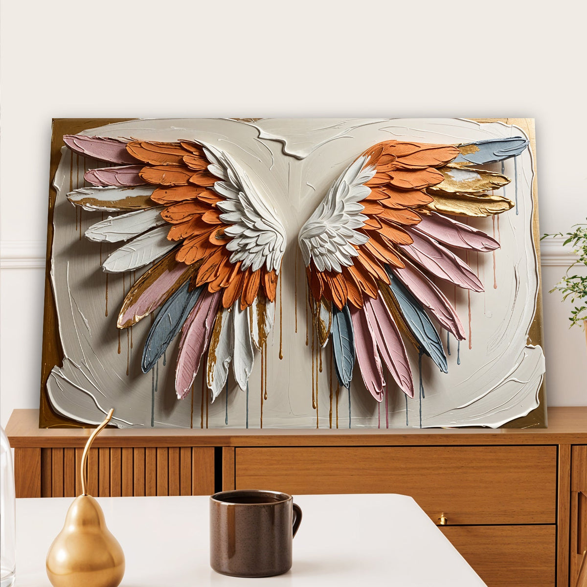 Angelic Wings Wall Art by Tailored Canvases