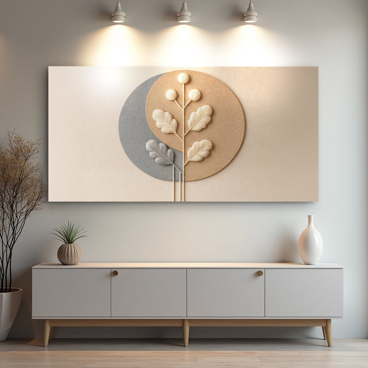 Modern Abstract Minimalist Wall Art XII by Tailored Canvases