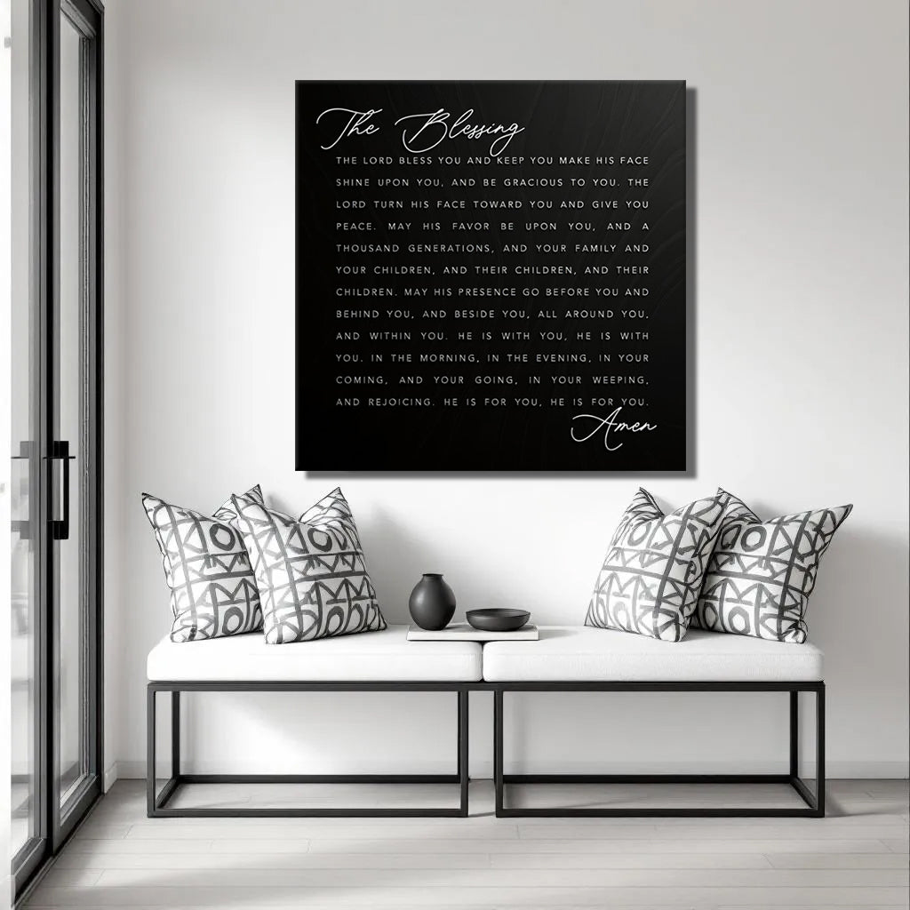 The Blessing Faith Sign III by Tailored Canvases