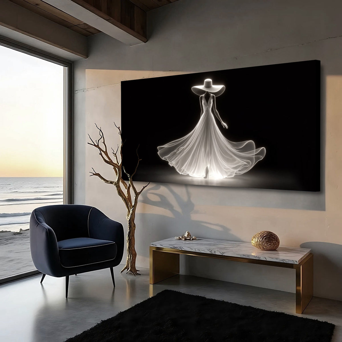 Modern Glam Fashion Wall Art by Tailored Canvases
