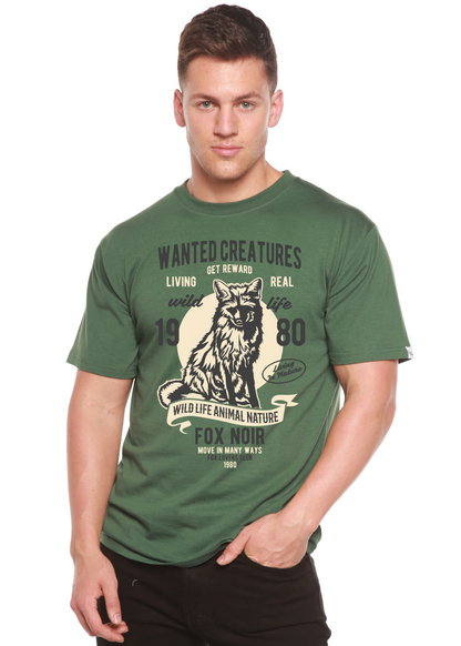 Wanted Creature men's short sleeve graphic T-shirt in bamboo viscose and organic cotton