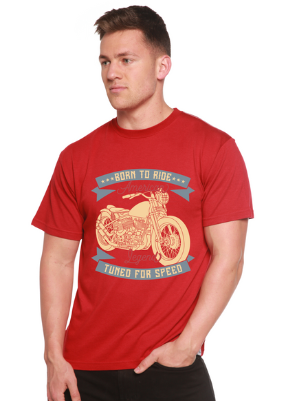 Born to Ride American Legend men's bamboo graphic T-shirt – view 6