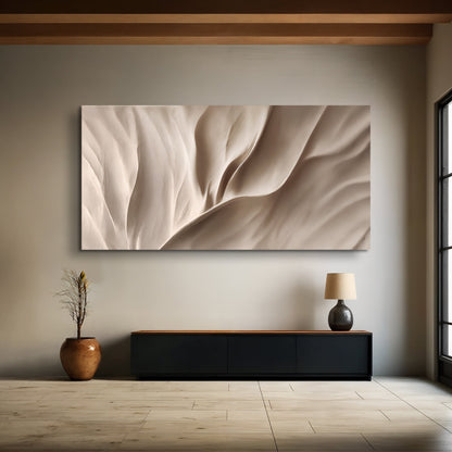 Soft Waves of Elegance Wall Art by Tailored Canvases