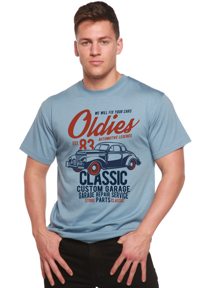 Oldies men's bamboo graphic T-shirt – view 7