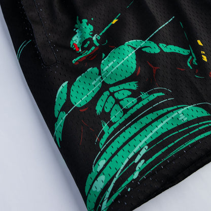 Hunter anime mesh shorts – view 4