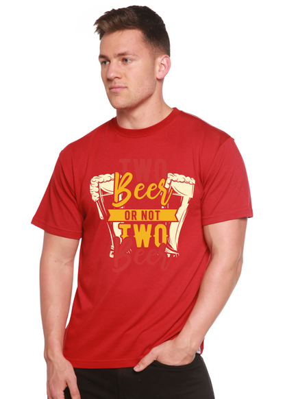 Two Beer men's bamboo graphic T-shirt – view 6
