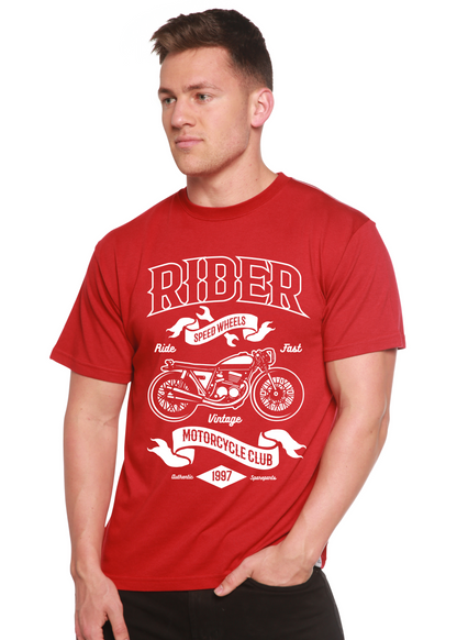 Rider men's bamboo graphic T-shirt – view 4